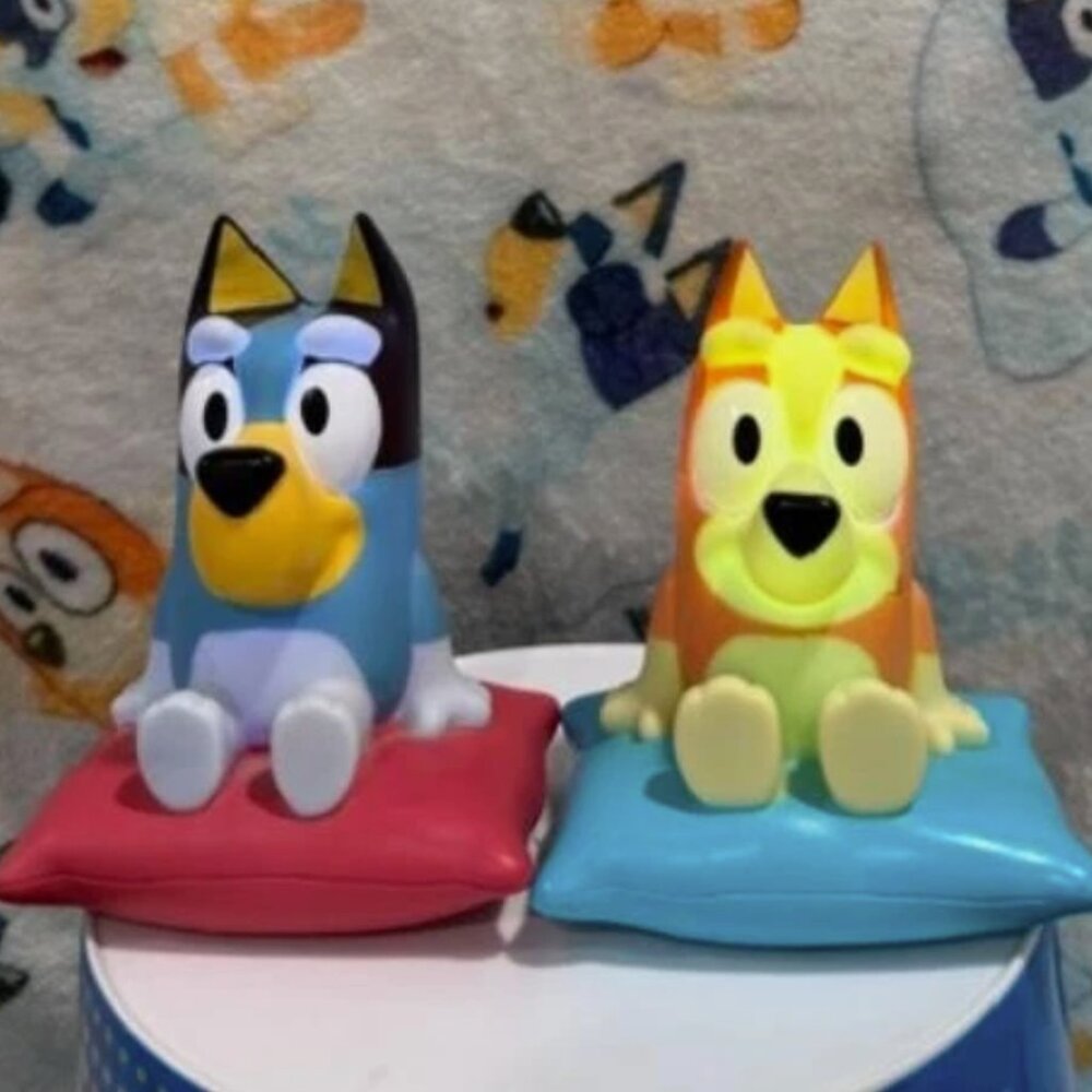 Bluey Bingo Nightlights / Flashlights (2pc FREE SHIP) Bluey Heeler Bingo Dog